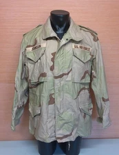 US Military Issue M65 Desert DCU Camo Cold Weather Field Jacket Medium Regular