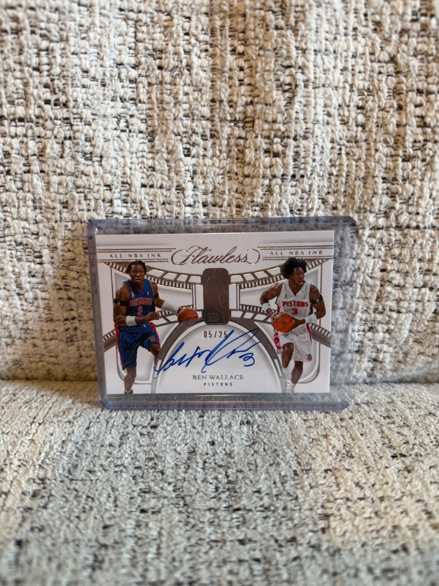Ben Wallace Basketball Autographed Sports Trading Cards
