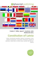 Constitution Of Latvia Frederic P. Miller (U. A.) Taschenbuch Englisch 2026