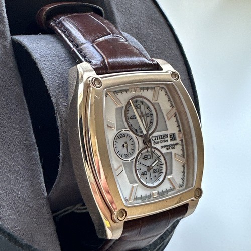 Orologio Uomo Citizen Cronografo Tono Oro WR100 Articolo n. CA0093-01A - Foto 10 di 24