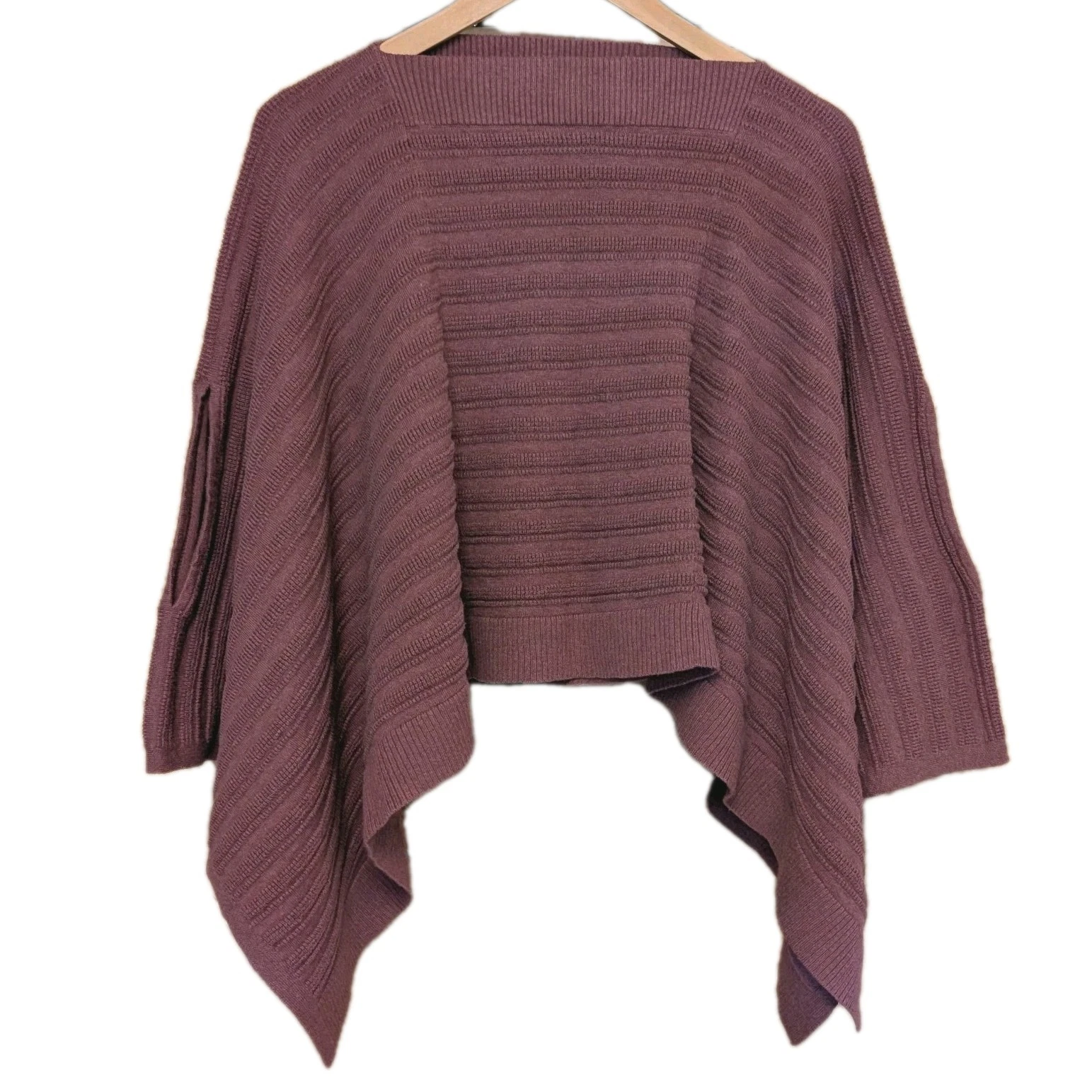 Lululemon Forward Flow Cape Poncho Sweater Mauve One Size