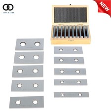 10 Pair 1/8  3" Precision Parallel Set Hardened Steel In Case Steel New