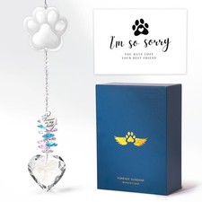 Pet Memorial Suncatcher, Dog Memorial Gifts, Pet Loss, Pet Sympathy, Thoughtf...