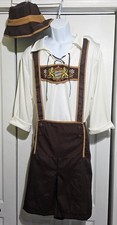 Bavarian Guy Oktoberfest Costume German Lederhosen Halloween InCharacter Mens XL