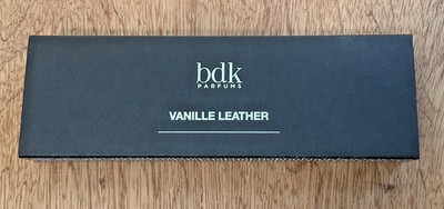 BDK Parfums Vanille Leather Eau De Parfum Spray 10 ml . 34 fl oz EDP - NEW