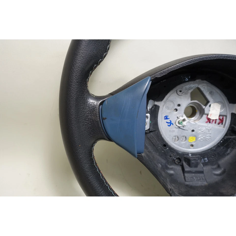 BMW Z3 M Roadster 2000-2002 cupé deportivo de fábrica cuero volante azul OEM Foto 4 de 4