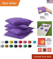 Cornhole Bean Bags Set of 4-16 Colors Available - Regulation All Weather, Mix...