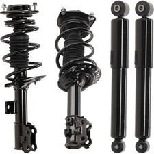 Shock And Fully Loaded Strut Set Of 4 Front Rear Driver Passenger Side Sedan Shock And Fully Loaded Strut Set Of 4 Front Rear Driver Passenger Side Sedan