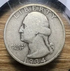 1934-D Washington Quarter - Actual Coin Shown - Free Shipping & Tracking INV#281