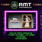 Giannis Antetokounmpo 2025-26 Topps Chrome Hobby Jumbo 7X Case 76X Box Break #1