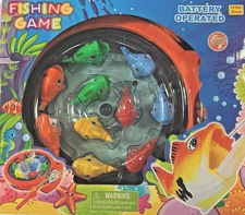 Fishing Game - Battery Operated Go Fishing  Action Interactive Kids Toy