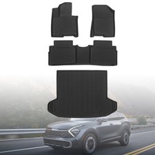 3d Tpe Floor Mats Liners Trunk Cargo Liner For 2023-2026 Kia Sportage Phev New