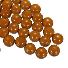 Glass Beads,1set Glass Gemstone Dark Brown 0.99lbs Glass Pebbles