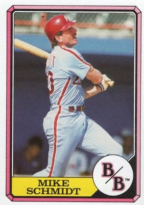Mike Schmidt Phillies 1987 Topps Boardwalk & Baseball #1 Bx14c