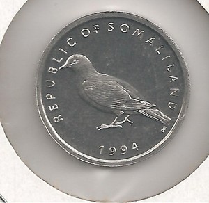 #A1035 Republic of Somaliland 1 Shilling Coin - Excellent Condition Catalog KM#1