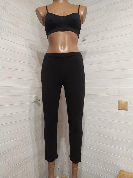 Women Liu Jo Trousers Black Viscose 36 / S / 44