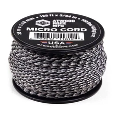 Urban Micro Cord Rope 1.18Mm 125Ft Uv Resistant Lightweight Tarp Tie Downs