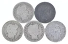 Better Lot 5 1910-D 1903-O 1905-S 1898 1902-O Barber Dime 0.50 Face *251