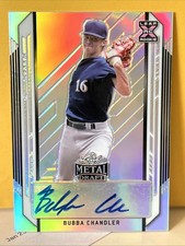 Bubba Chandler 2021 Leaf Metal Draft Silver Rookie Autograph Pirates