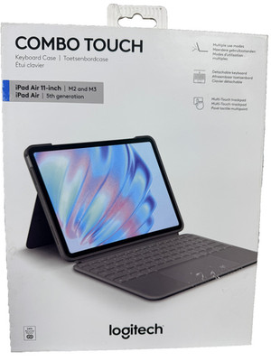Logitech Combo Touch Tastatur Hülle iPad Air 11 Zoll (M2) 5. Generation Original