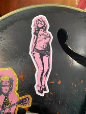 Debbie Harry Blondie Sticker: Pink & Black Punk Pop Art