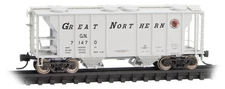 Micro-Trains MTL N-Scale PS-2 2-Bay Covered Hopper Great Northern/GN #71470