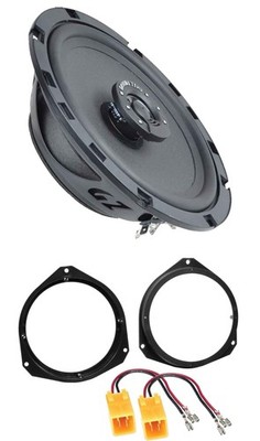Ground Zero 110 Watt 16.5cm 2 Way Speakers for Alfa Romeo Citroen Fiat Peuge