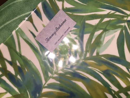 TOMMY BAHAMA Palm Collection Melamine Serving Tray Brand New Stunning! - Bild 3 von 4