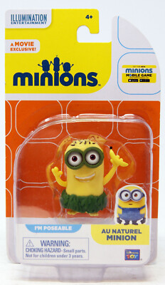 Minions - Minions Figur - Au Naturel Minion - Beweglich - ca. 5cm