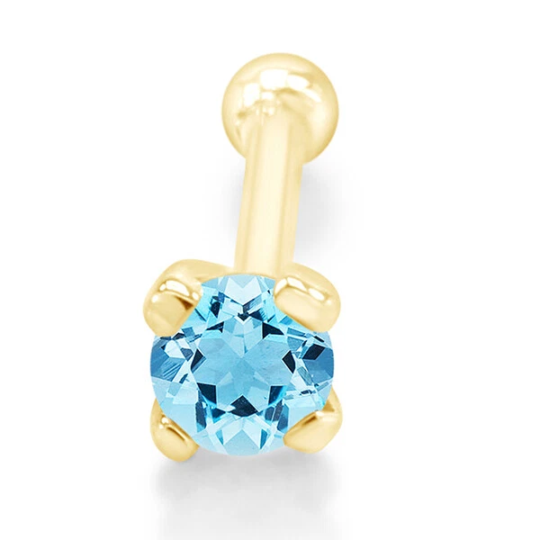 Aquamarine 2024 nose ring
