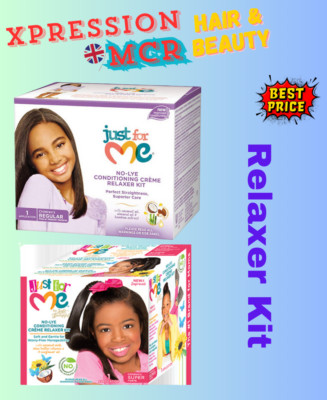 Just For Me Textur Weichspüler No-Lye System Kit | Entwirrt, Erweichen & Stil