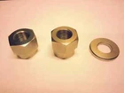 Norton Commando stainless steel wheel spindle nuts set 9/16 - 18 TPI