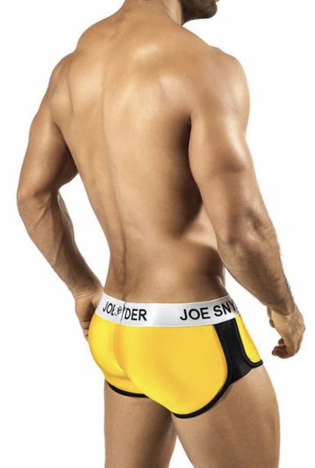 Nuevo Joe Snyder Amarillo Negro Blanco Activeware Boxer Calzoncillo Pequeño S Foto 2 de 3