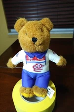 NASCAR STP -  8" Brown Bear - Very Good Condition - Very Cute
