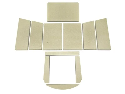 OFENTECHNIK FISCHER Feuerraumauskleidung Kodiak 37 38 59 Atos Brennraum Ersatzteil für Hark Steine