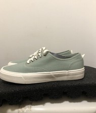 Marks & Spencer Lace Up Canvas Trainers Shoes UK 8 EU 42 Green £28