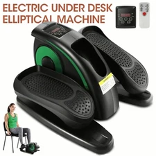 Under Desk Elliptical Foot Pedal Exerciser Mini Seated Exercise Bike for Home'