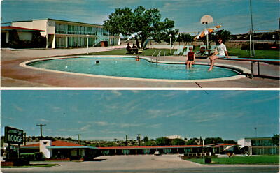 Flying W Lodge AAA, U. S. Highway 290, Ozona, Texas, Larry Taylor Postcard