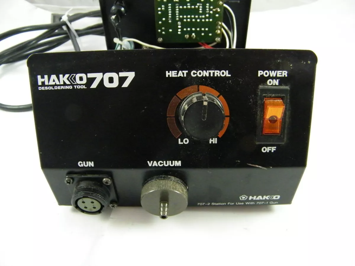 HAKKO 707 DESOLDERING STATION BASE W BOARD CONNECTORS SWITCHES