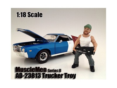 Musclemen Trucker Troy Figure 1:18 Scale Diecast Models American Diorama 23813