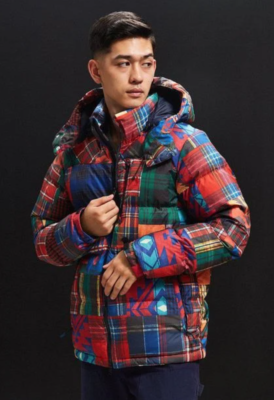Ralph Lauren 幾何学模様 ダウンジャケット aztec s-l400.png