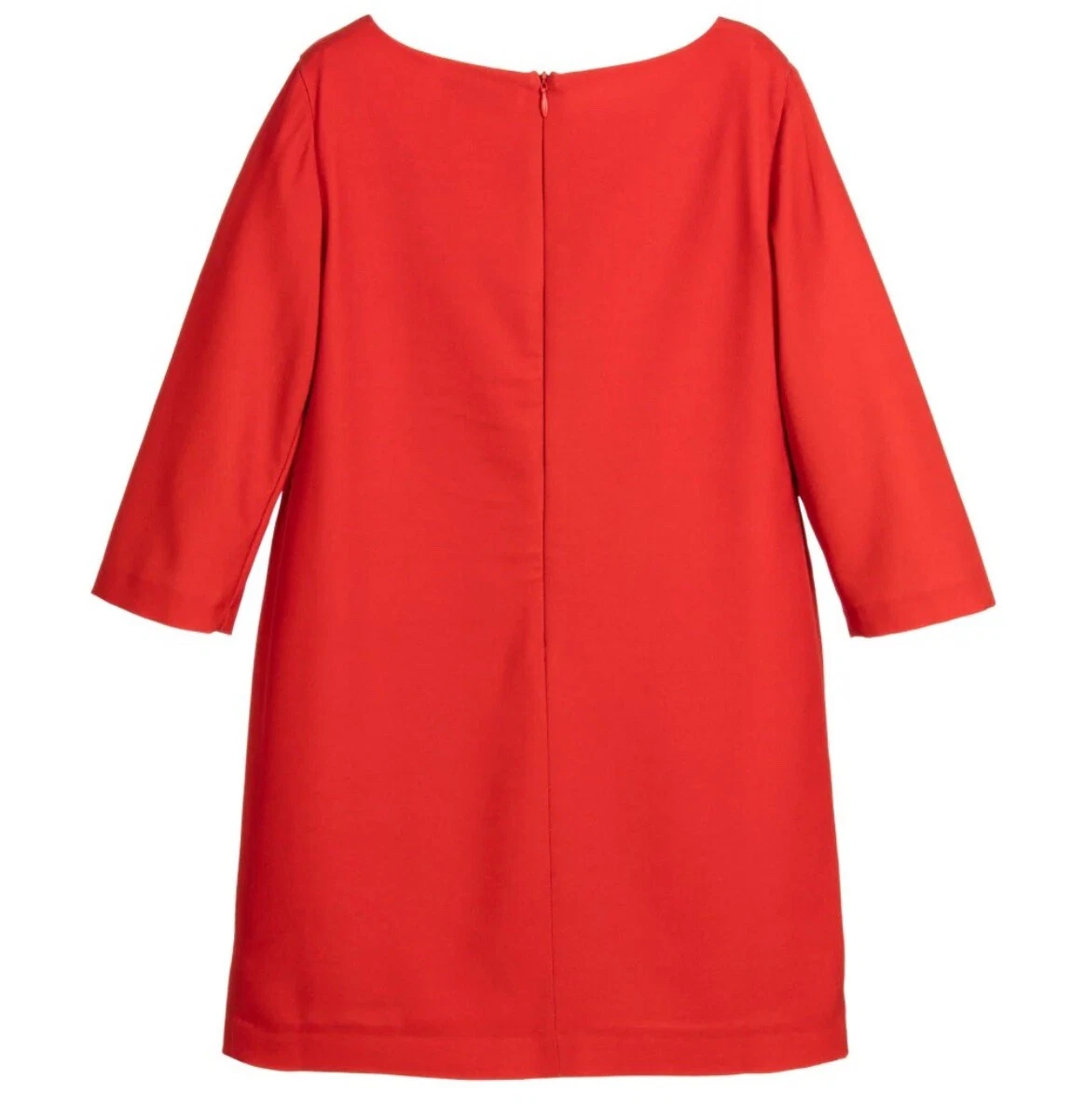 Abito Moschino bambina rosso con logo Teddy taglia 14A