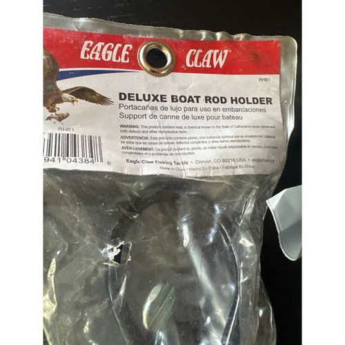 New Eagle Clae Deluxe Boat Rod Holder Lot of 2 - Picture 2 of 4
