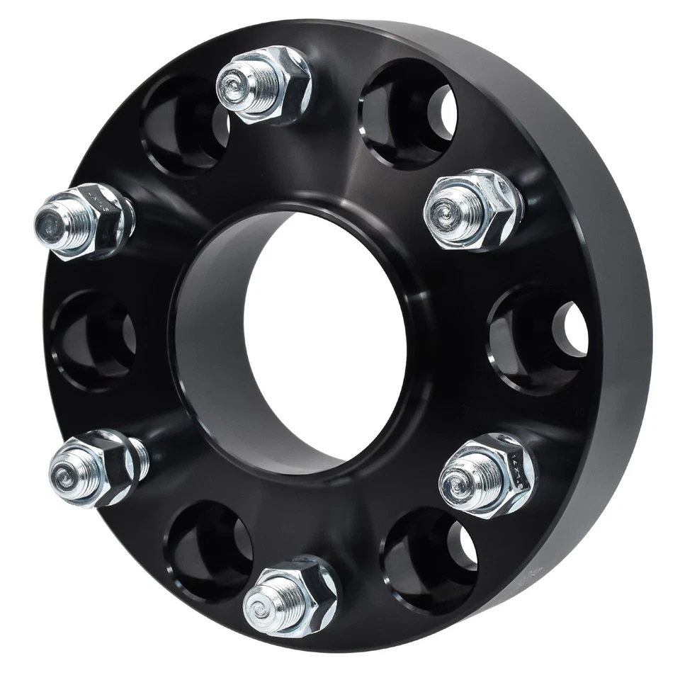 (4) 1.5'' 6 Lug Hubcentric Black Wheel Spacers Adapters 6x135 for Ford F-150 - Image 4 of 4