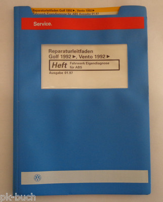 Workshop Manual VW Golf III / Vento Chassis Self-Diagnosis for ABS 01/1997