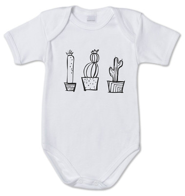 Body Jumpsuit Baby Newborn J2091 Cactus Minimal Design Funny