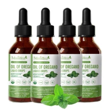 Organic Oil of Oregano | 2 fl oz Liquid | Vegen w/ Black Seed Oil High Carvacrol