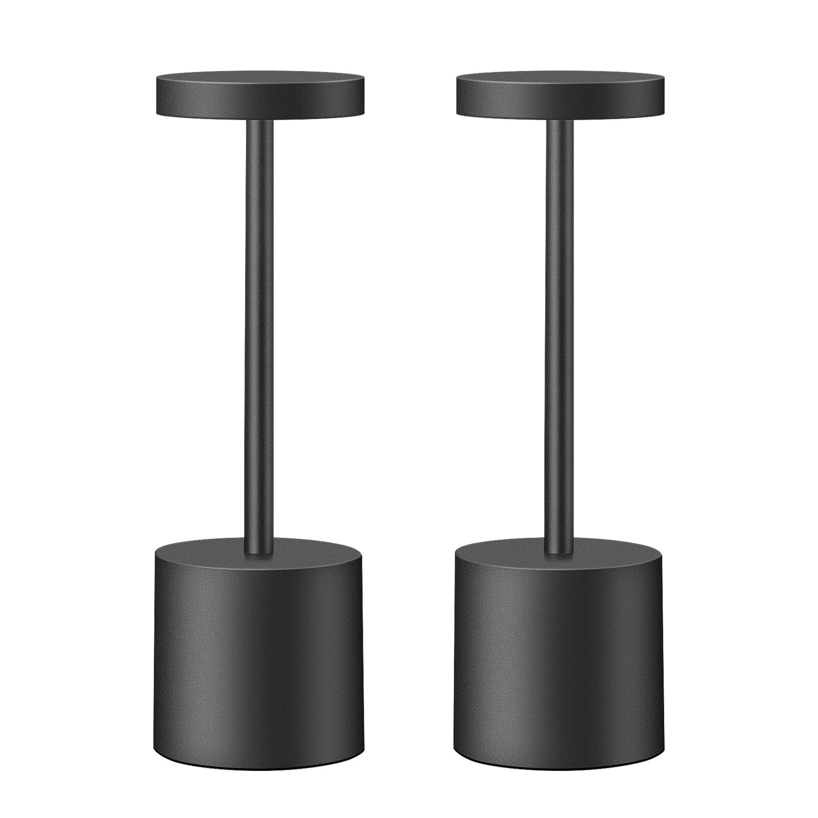 2 Pack Cordless Table Lamp Rechargeable,5000mAh Portable Desk Lamp,3 Color St...