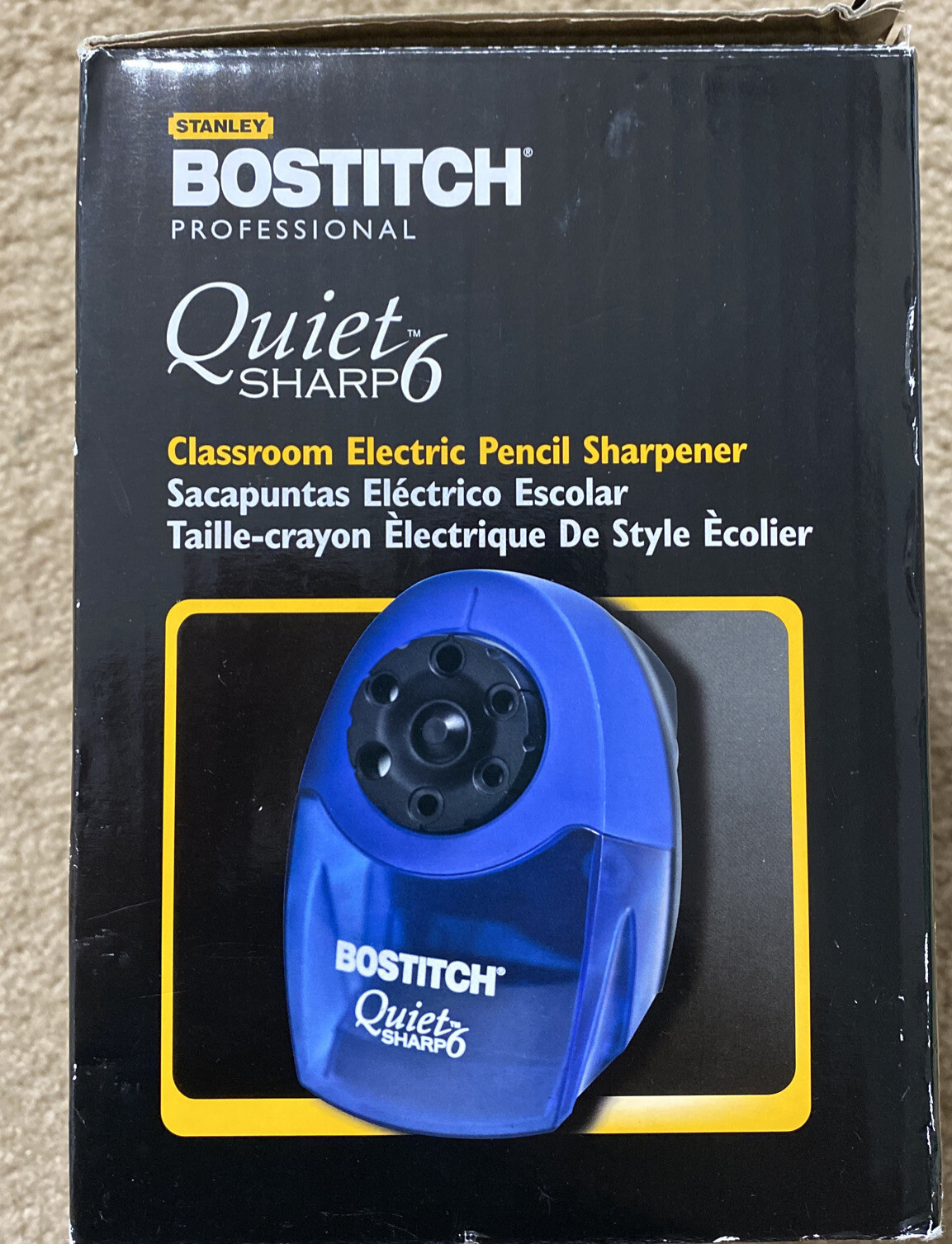 Stanley Bostitch Professional QuietSharp 6 Electric Pencil Sharpener