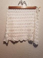 FOREVER 21 Knit Woven White Mini Skirt Women's Size P/S